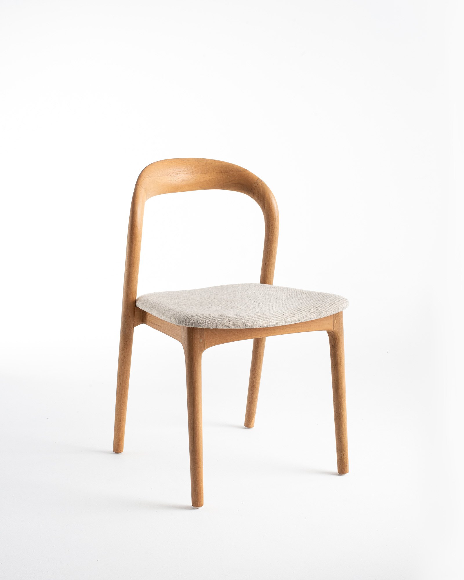 NEVA DINING CHAIR-CUSHION SEAT